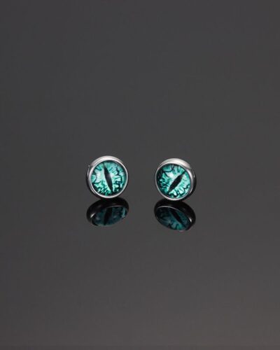 Evil Eye Titanium Men Earrings Wholesale