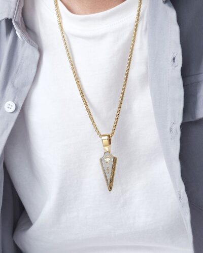 Eye of Horus Stainless Steel Necklace for Menの別ビュー