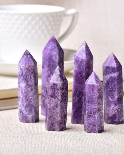 Fantasy Purple Lepidolite Tower Meditation Relaxed