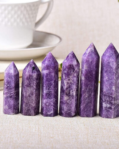 Fantasy Purple Lepidolite Tower Meditation Relaxed