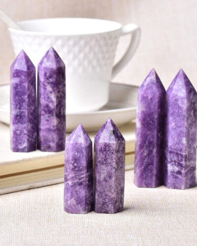 Fantasy Purple Lepidolite Tower Meditation Relaxed