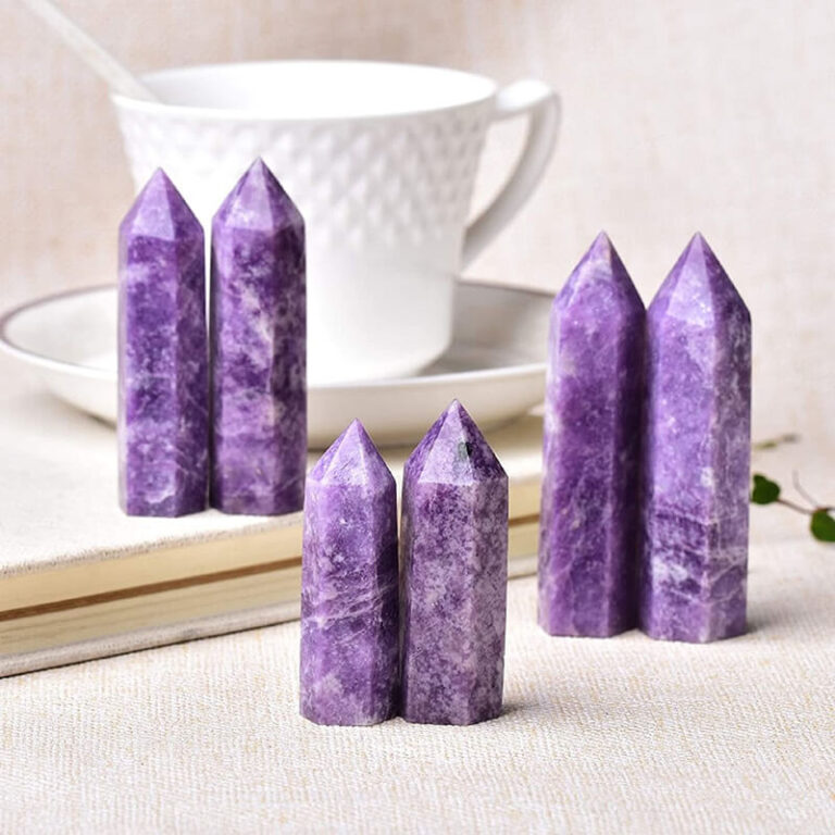 Fantasy Purple Lepidolite Tower Meditation Relaxed
