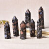 Genuine Blue Amphibole Crystal Tower Wand Wholesale