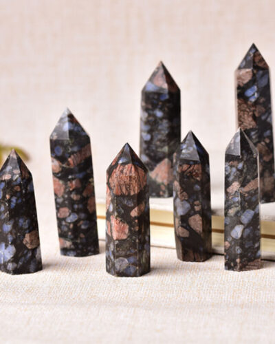 Genuine Blue Amphibole Crystal Tower Wand Wholesale