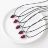 Grape Shaped Garnet Pendant Necklace Wholesale