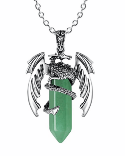 Wholesale Mini Crystal Tower Pendant Wrapped Flying Dragon