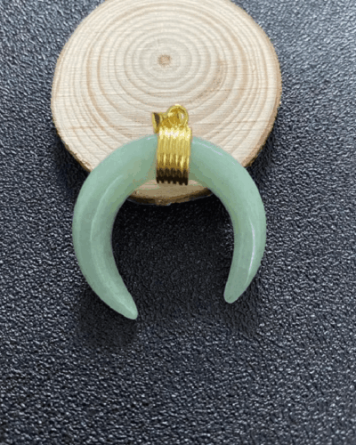 Crystal Crescent Moon Charm Pendant Bulk