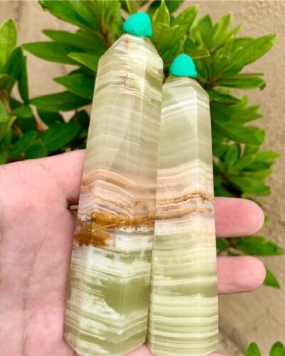 Green Onyx Tower Meditation Home Decor Bulk