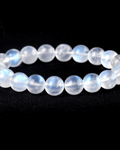 6A Healing Blue Moonstone Crystal Bracelet Bulk