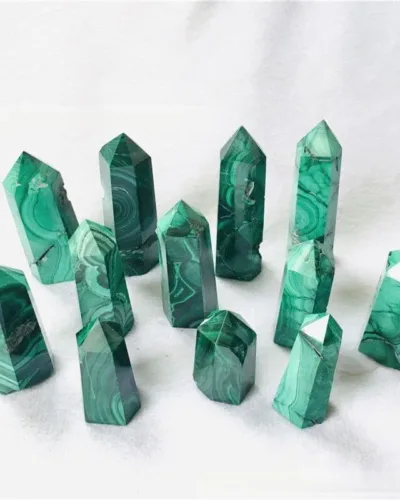 Healing Energy Green Malachite Tower Wholesale