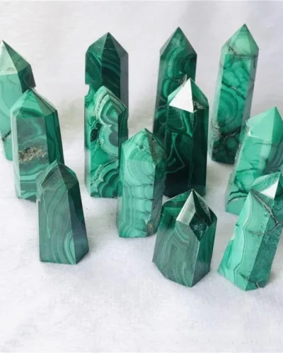 Healing Energy Green Malachite Tower Wholesale