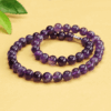 1Pcs Healing Meditation Beaded Amethyst Necklace Wholesale