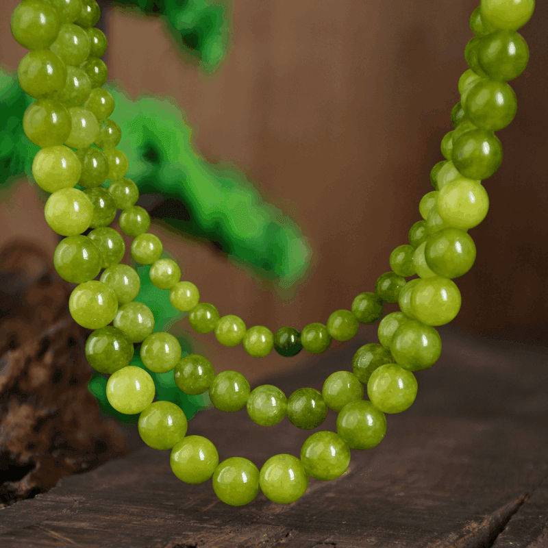 Healing Peridot Birthstone Necklace Jewelry Wholesale 3