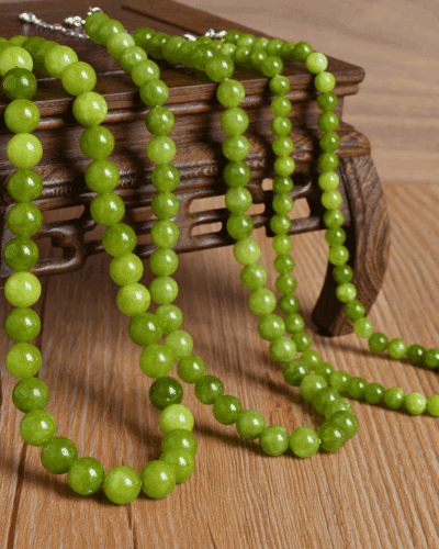 Adjustable Healing Peridot Birthstone Necklace Jewelry