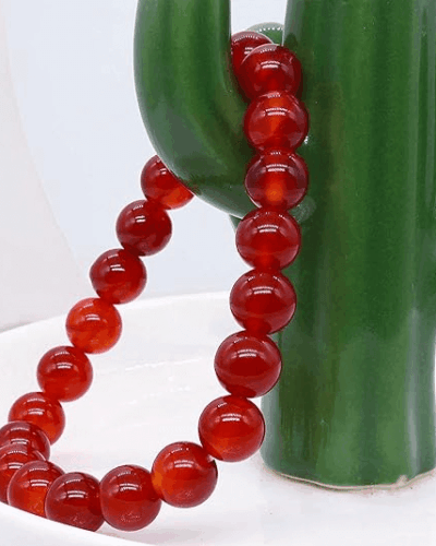Healing Red Agate Bead Bracelet for Protection Wholesale