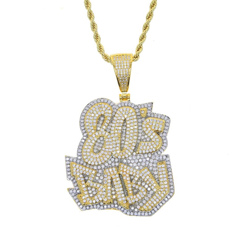 Alternative view of Ice Out 80s Baby Pendant Necklace Hip-hop