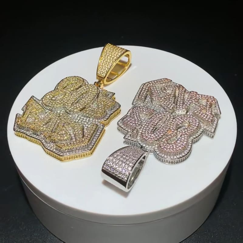 Ice Out 80s Baby Pendant Necklace Hip-hop - Görüntü 6