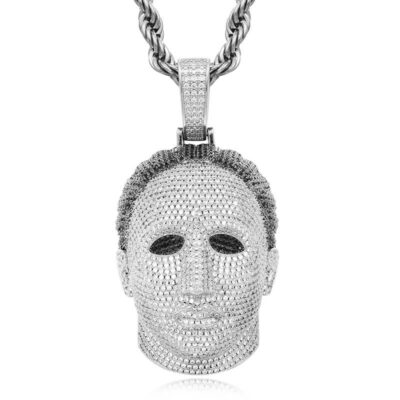 Iced Out Michael Myers Pendant for Men (4)