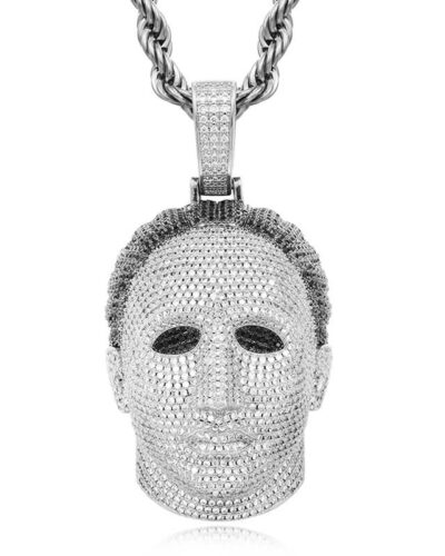 Iced Out Michael Myers Pendant for Men (4)