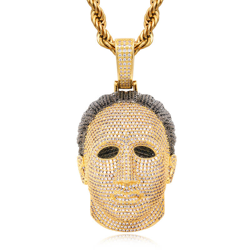 Iced Out Michael Myers Pendant for Men (5)