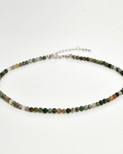 4MM Colored Beaded Tourmaline Necklace Wholesale