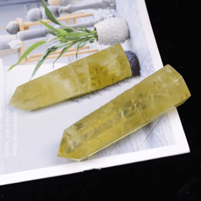 Large Natural Reiki Citrine Crystal Tower Bulk