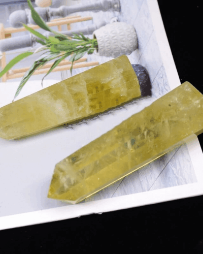 Large Natural Reiki Citrine Crystal Tower Bulk