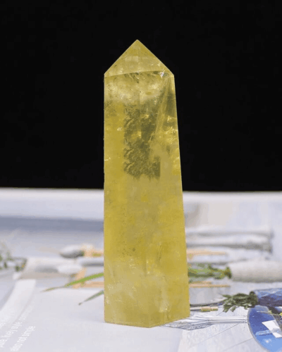 Large Natural Reiki Citrine Crystal Tower Bulk