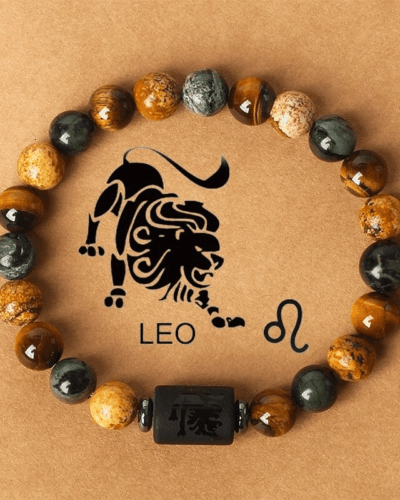 Tiger Eye Red Jasper Bracelet Constellation Bracelet