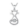 Lovely Sterling Silver Cat Necklace for Gift Giving