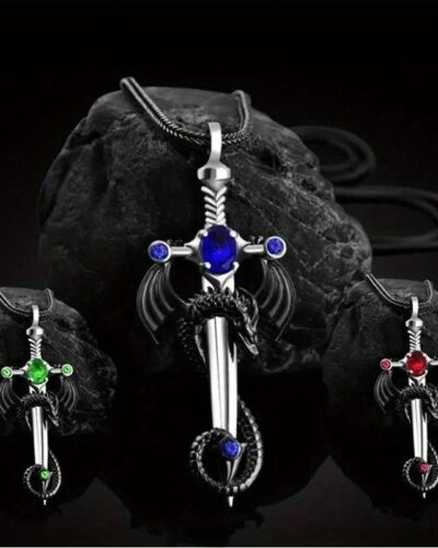 Mens Stainless Steel Pendant Necklace with 2 color