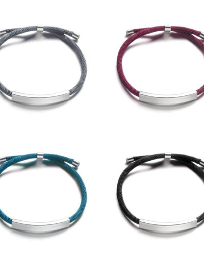 Minimalist Stainless Steel Braided Bracelet