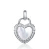 Mother of Pearl Heart Pendant 925 Sterling Silver show