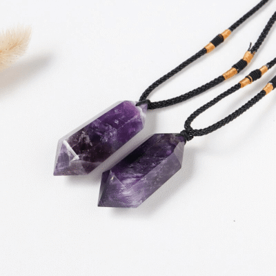 Natural Amethyst Point Pendant Wholesale