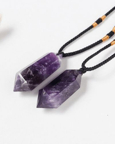 Natural Amethyst Point Pendant Wholesale