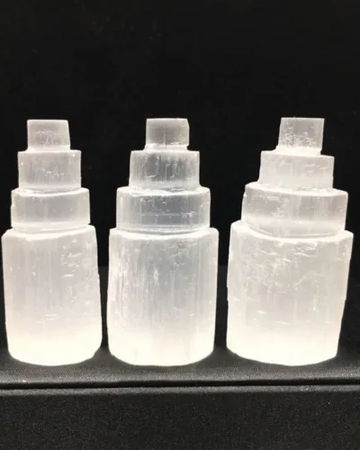 Natural Carved Selenite Crystal Tower Wholesale