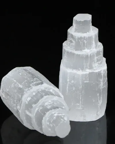 Natural Carved Selenite Crystal Tower Wholesale