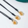 Natural Citrine Gemstone Pendant Necklaces Bulk