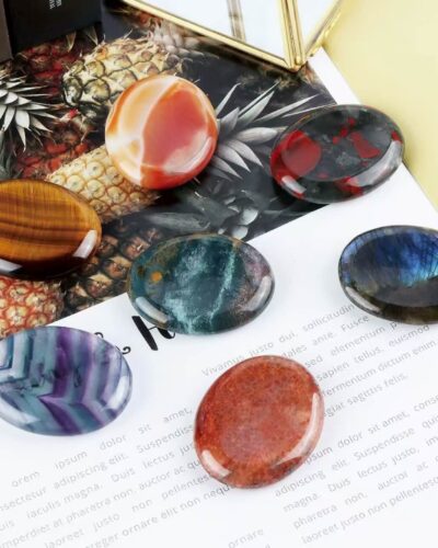 Natural Colorful Worry Stones DIY Making Wholesale