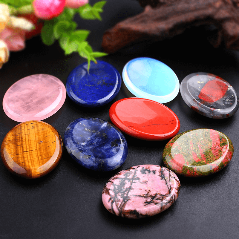Natural Colorful Worry Stones DIY Making Wholesale