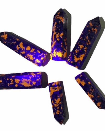 Natural Crystal Flame Yooperlite Stone Tower Bulk