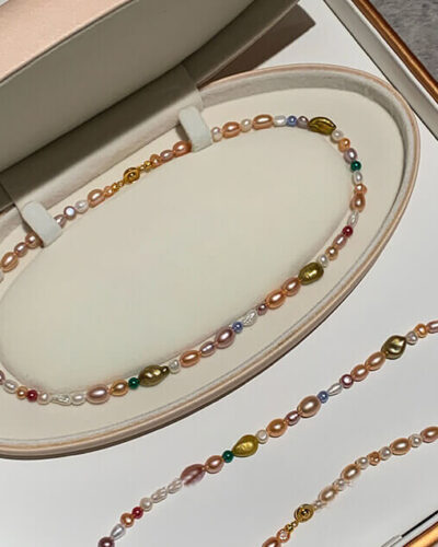 Natural Freshwater Baroque Pearl Necklace