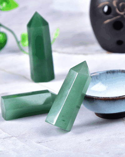 Small Green Aventurine Tower Point Bulk