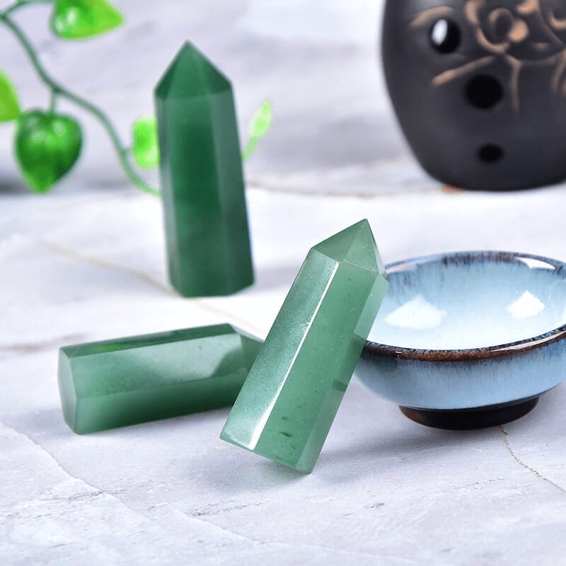 Small Green Aventurine Tower Point Bulk