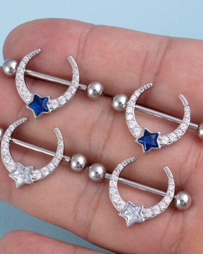 Nippe Piercings Jewelry with Star Shaped Design