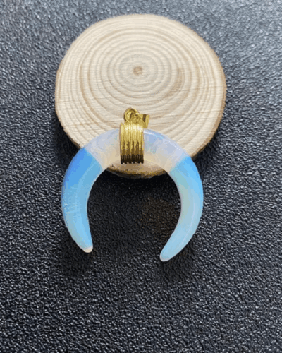 Crystal Crescent Moon Charm Pendant Bulk