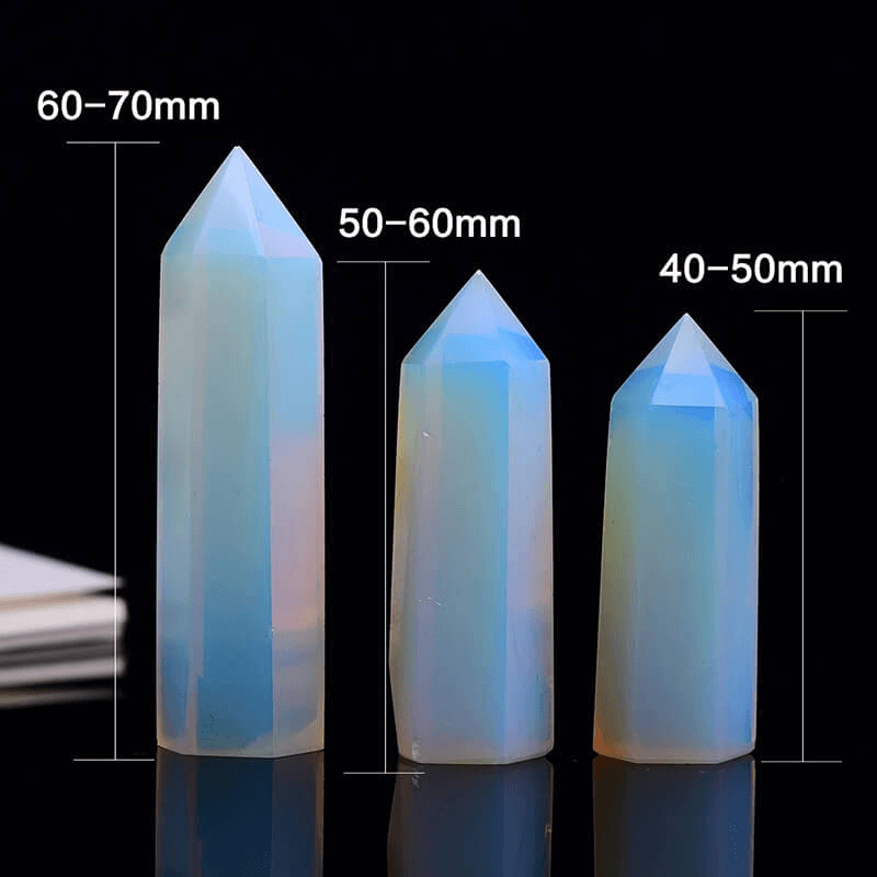 Opal Birthstone Crystal Tower Point Bulk - Afbeelding 5