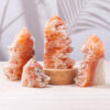 Orange Calcite Geodes Cluster Tower Obelisk Bulk