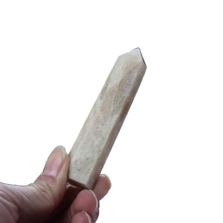 Pointed Rainbow Moonstone Tower High-Quality Bulk - Afbeelding 4