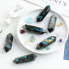 Polished Double Point Healing Labradorite Tower